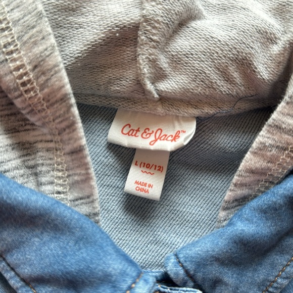 Girls cat & Jack den jacket / size L - Picture 2 of 3